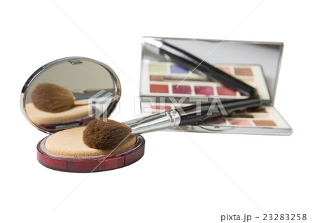Decorative cosmetics isolated over white backgroun Decorative cosmetics isolated over white backgroun 23283258