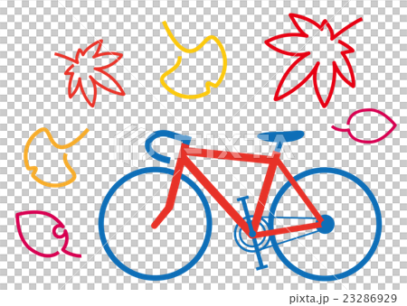 Fall of autumn cycling road racer Fall of autumn cycling road racer 23286929