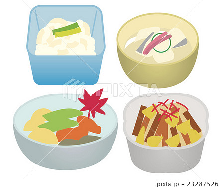 和食 小鉢のイラスト素材
