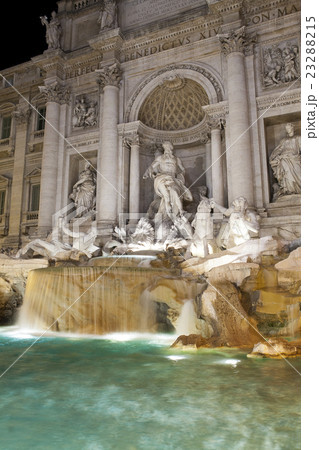 Trevi Fountain in Rome - Italy. (Fontana di Trevi) 23288215