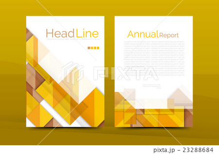 Geometric shapes design a4 cover 23288684