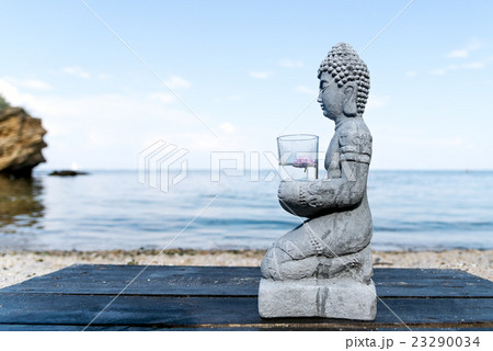 Buddha Statue Near The sea 23290034