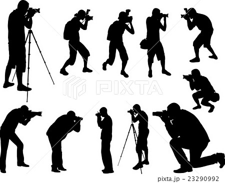 photographers silhouettes collection 23290992