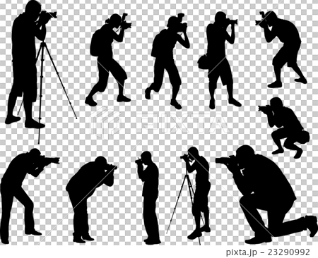 photographers silhouettes collection 23290992