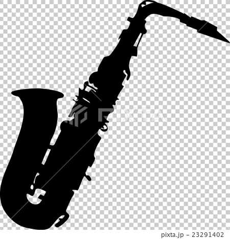 サックス Jazz シルエットのイラスト素材
