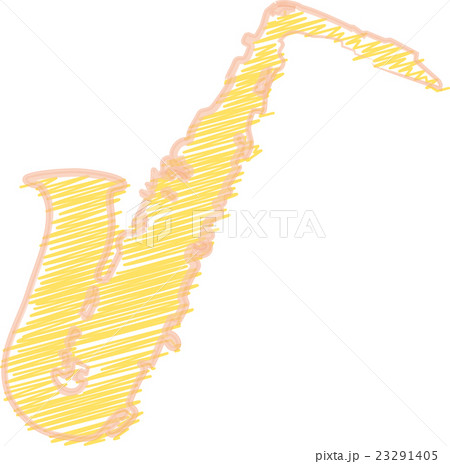 サックス＿jazz_シルエット 23291405