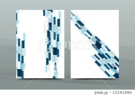 Geometric design A4 size cover print template 23291990