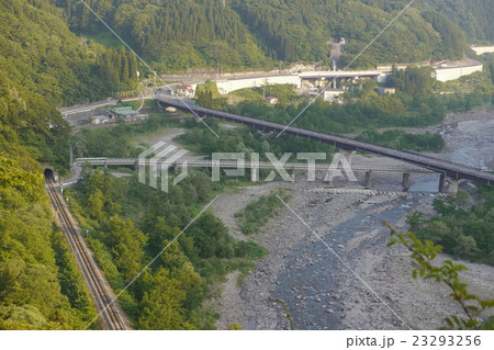 国道148号線新小谷橋と旧国道小谷橋 国道148号線新小谷橋と旧国道小谷橋 23293256