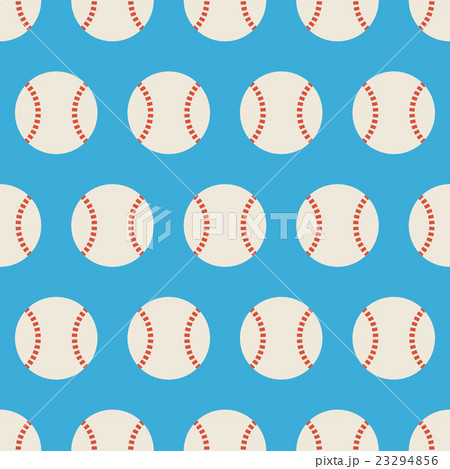 Seamless Sport And Recreation Baseball Patternのイラスト素材