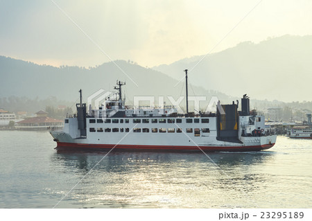 Ferry boat at the sea 23295189