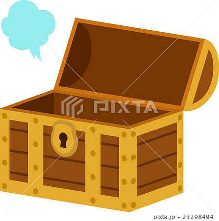 カラの宝箱のイラスト素材 23298494 Pixta