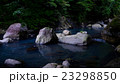 堂ヶ島渓谷遊歩道の青い川 23298850