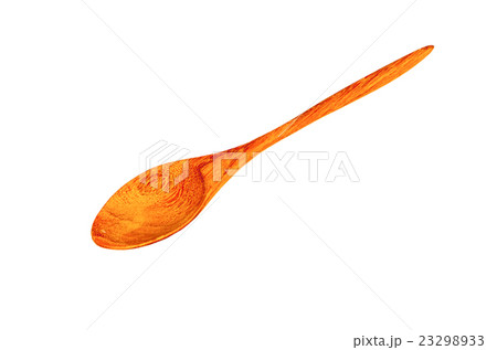 wooden spoon isolate 23298933