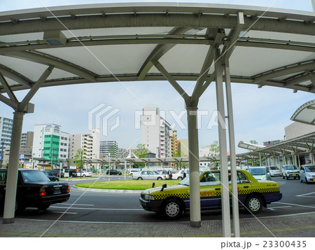 Jr大分駅北口タクシー乗り場の写真素材