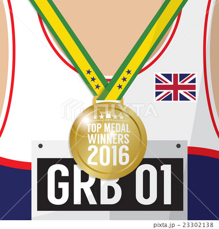 Top Medal Winner 2016 Sport Competition Concept. Top Medal Winner 2016 Sport Competition Concept. 23302138