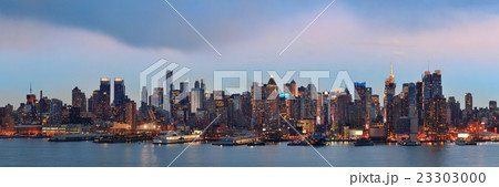 New York City sunset New York City sunset 23303000