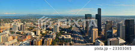 Seattle rooftop view Seattle rooftop view 23303065