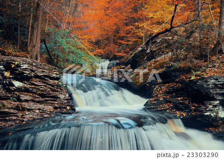 Autumn waterfalls Autumn waterfalls 23303290