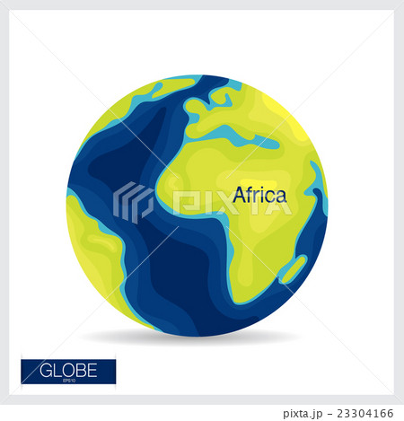 Modern Globe, vector illustration. 23304166