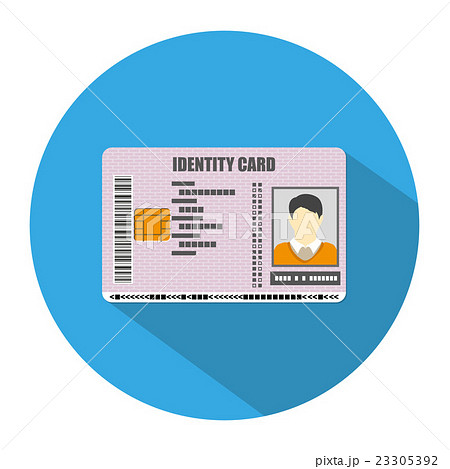 identification card icon vector illustrationのイラスト素材