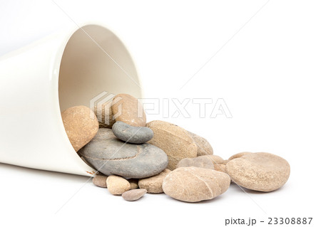 Vase and boulders 23308887