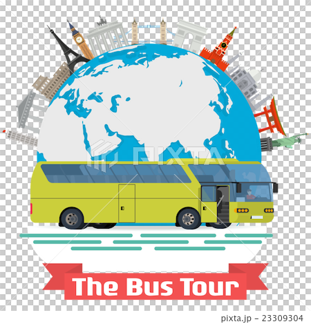 The Bus Tour of Europe and popular landmarks 23309304