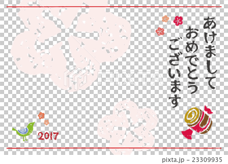 酉年　年賀状イラスト 23309935