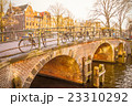 Amsterdam canal and bicycles 23310292