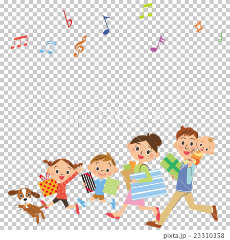 Shopping with parents and children 23310358