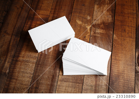 Blank business cards Blank business cards 23310890