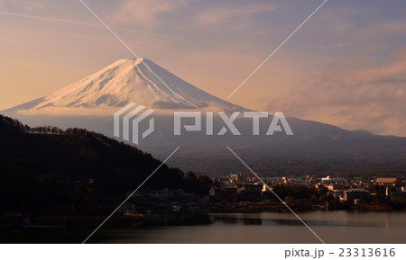 朝焼けの富士 朝焼けの富士 23313616