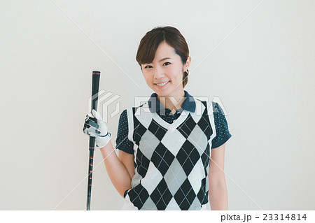 Japanese woman golfer , housewife 23314814