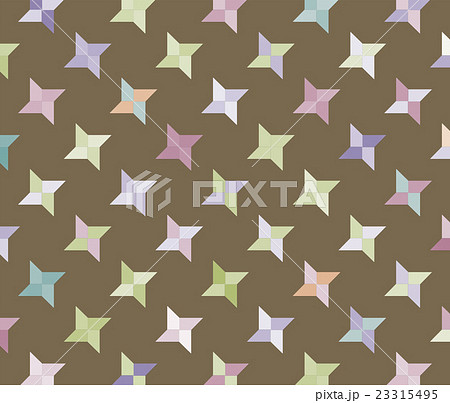 折り紙の手裏剣の模様 23315495