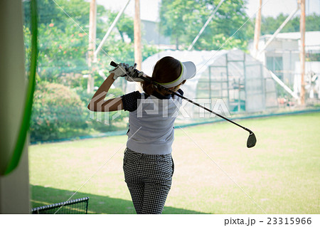 Japanese woman golfer , housewife Japanese woman golfer , housewife 23315966