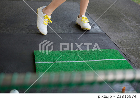 Japanese woman golfer , housewife 23315974