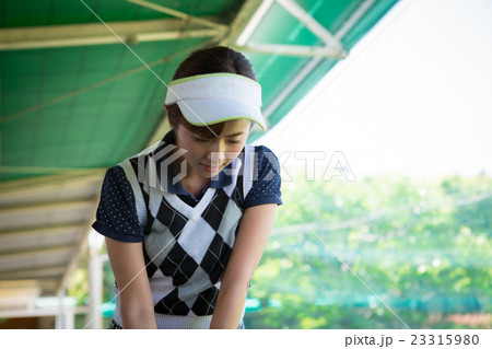 Japanese woman golfer , housewife Japanese woman golfer , housewife 23315980