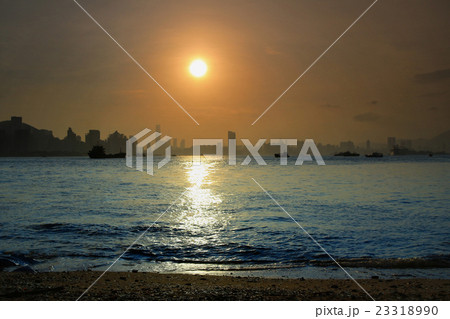 beach in Yau Tong area in Kowloon, Hong Kong beach in Yau Tong area in Kowloon, Hong Kong 23318990