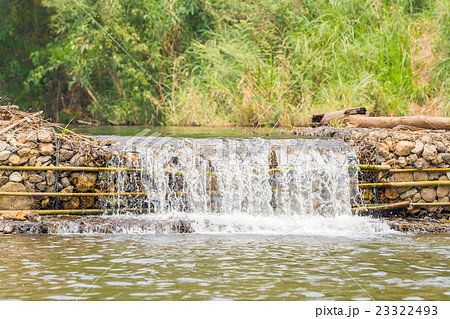 small weir irrigate in the Pai Thailand 23322493