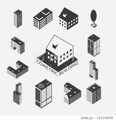 Building icon set 23324836