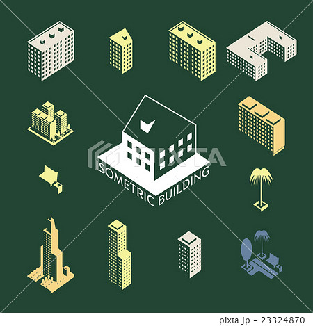 Building icon set 23324870