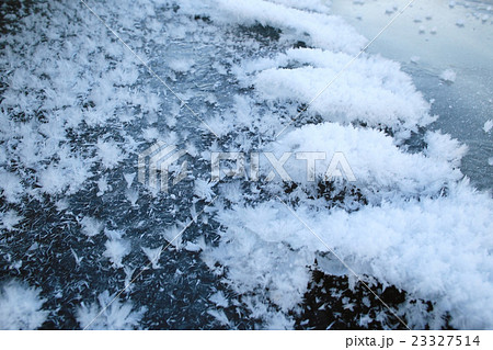 Texture of broken ice frost crack Texture of broken ice frost crack 23327514