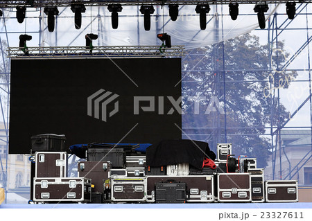 stage equipment for a concert stage equipment for a concert 23327611