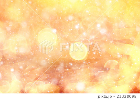 orange bokeh blurred background snowflakes glare 23328098
