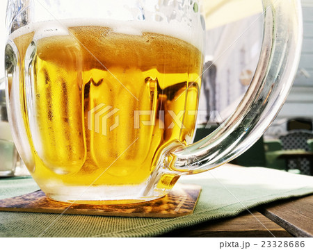 Glass of light beer 23328686