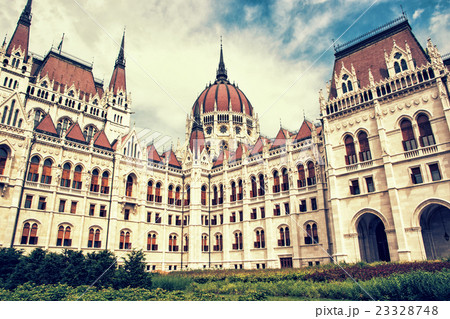 Hungarian parliament building in Budapest, Hungary 23328748