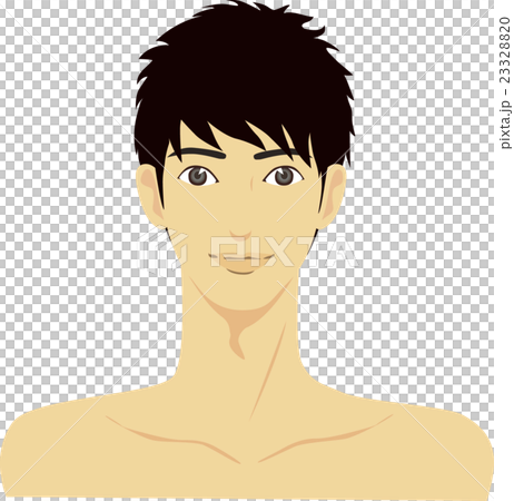 Male shoulder frontal illustration Male shoulder frontal illustration 23328820