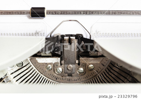 ink ribbon in mechanical typewriter 23329796