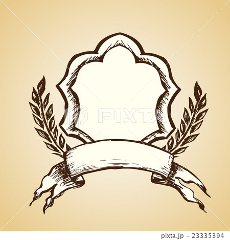 emblem, logo. Hand drawing, emblem, logo. Hand drawing, 23335394
