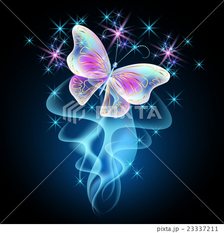 Fireworks and butterfly Fireworks and butterfly 23337211