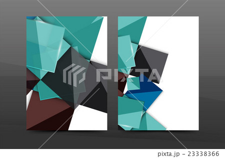 A4 flyer or annual report layout geometric shape A4 flyer or annual report layout geometric shape 23338366